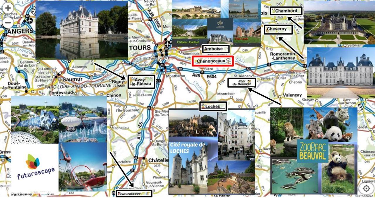 Le Roi Coq Bed & Breakfast Chenonceaux Exterior photo